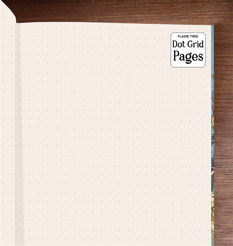 Moomins on the Riviera (Foiled Dot Grid Journal)
