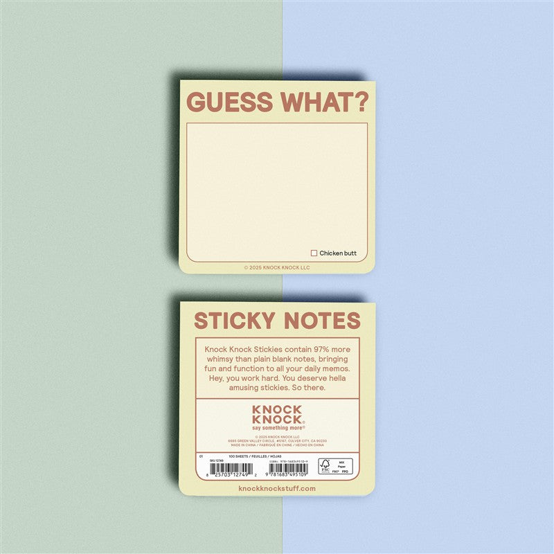 Guess What? Sticky Note