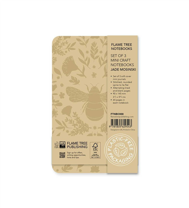 Jade Mosinski Set of 3 Mini Craft Notebooks