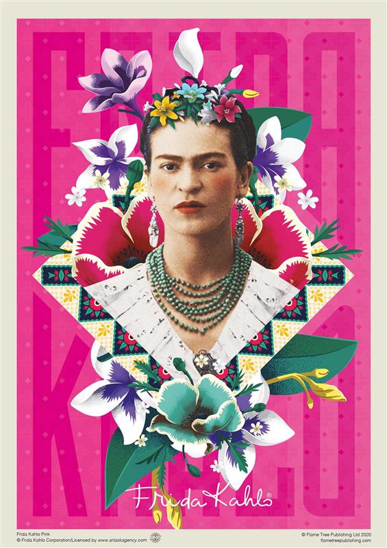 Puzzle adulte Frida Kahlo rose