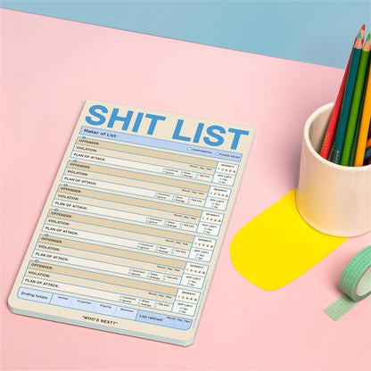 Sh*t List Pad (Second Edition)
