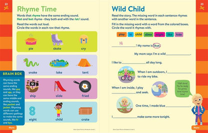 Brain Quest Phonics Workbook: Grade 2