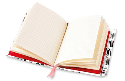Moomin Bookshelves: Pink &amp; Silver (Foiled Journal)