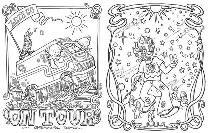 The Official Coloring Book of Grateful Dead