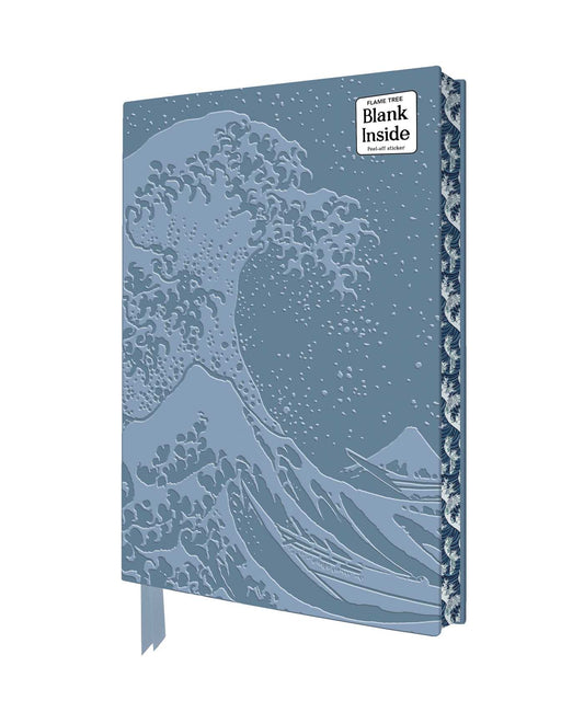 Katsushika Hokusai: The Great Wave Artisan Art Blank Notebook (Flame Tree Journals)