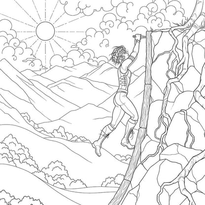 Fourth Wing: The Official Coloring &amp; Sticker Book (Includes 2 Pages of Stickers to Color)