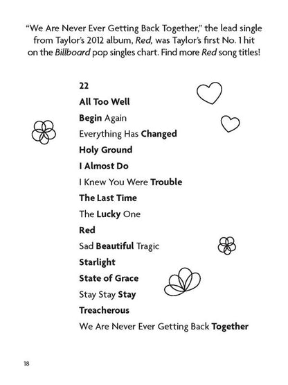 The Unofficial Super Swiftie Word Search Book (Volume 1)