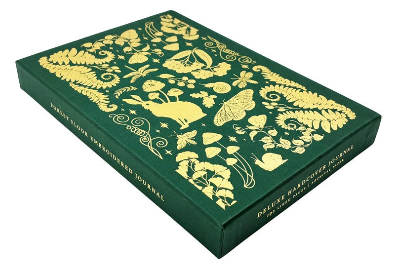 Forest Floor Deluxe Embroidered Journal