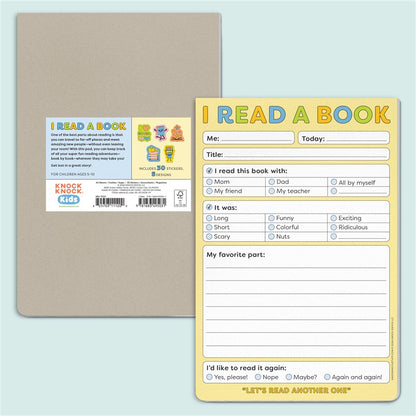 I Read a Book Playtime Pad with Sticker Sheet