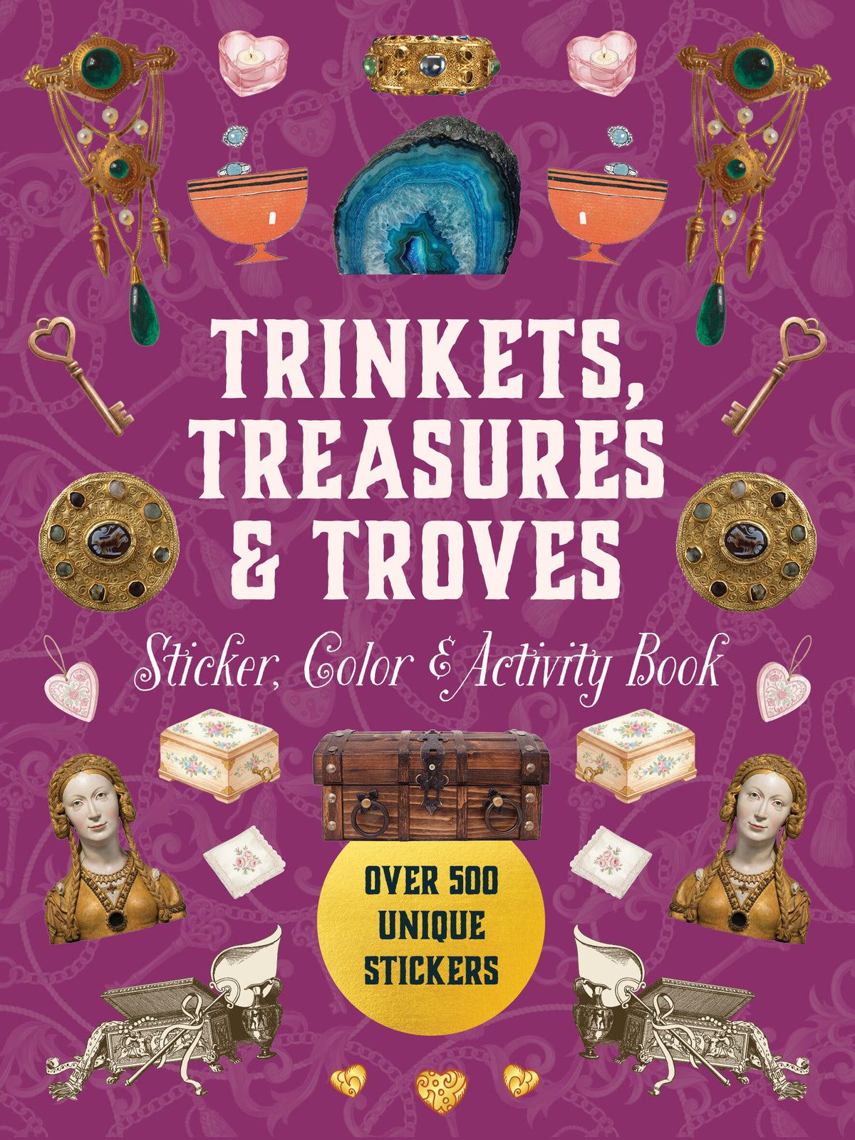 Trinkets, Treasures &amp; Troves Sticker, Color &amp; Activity Book