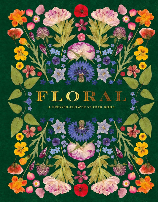 Floral: A Pressed Flower Sticker Book