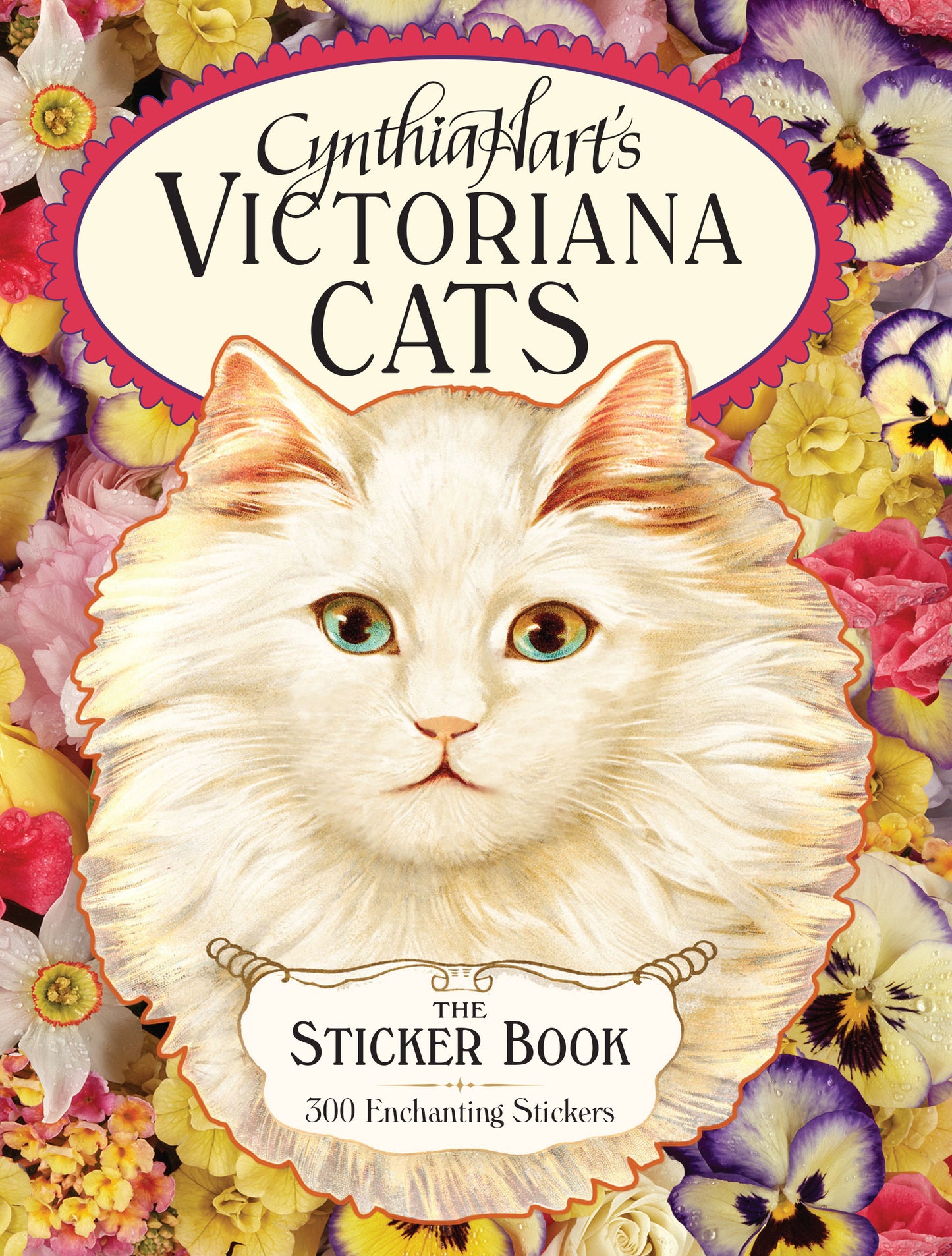 Les chats victoriens de Cynthia Hart : le livre d'autocollants