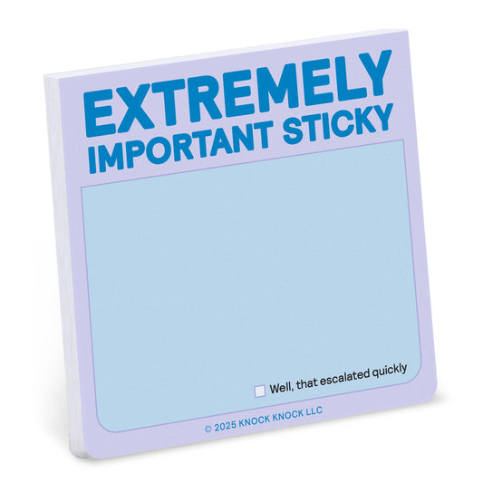 Extremely Important Sticky Note