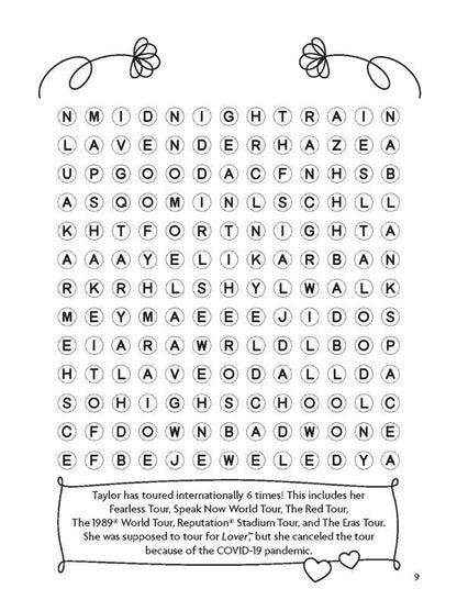 The Unofficial Super Swiftie Word Search Book (Volume 2)