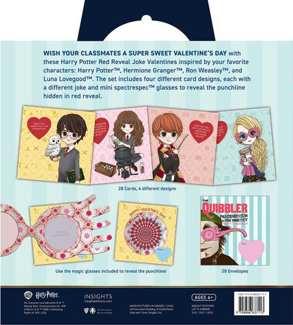 Harry Potter: Red Reveal Joke Valentines