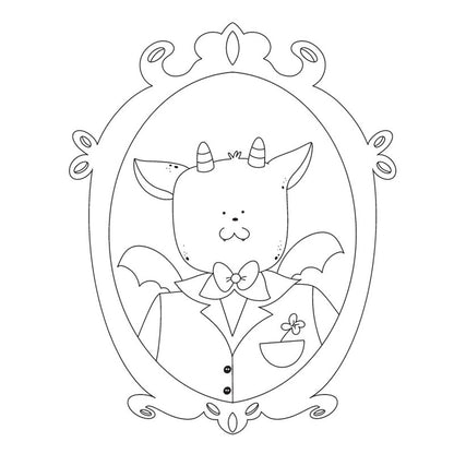 Creepy Cozy Gargoyles: A Coloring Book