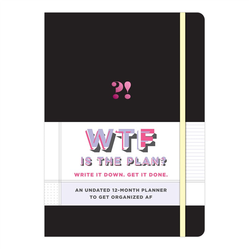 WTF Undated Planner and Weekly Agenda Notebook