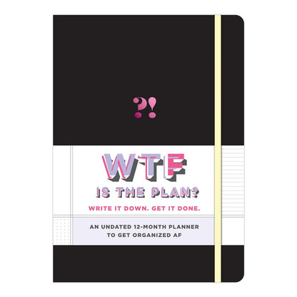 WTF Undated Planner and Weekly Agenda Notebook