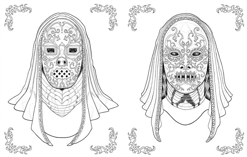 Harry Potter: Magical Places and Characters Coloring Book