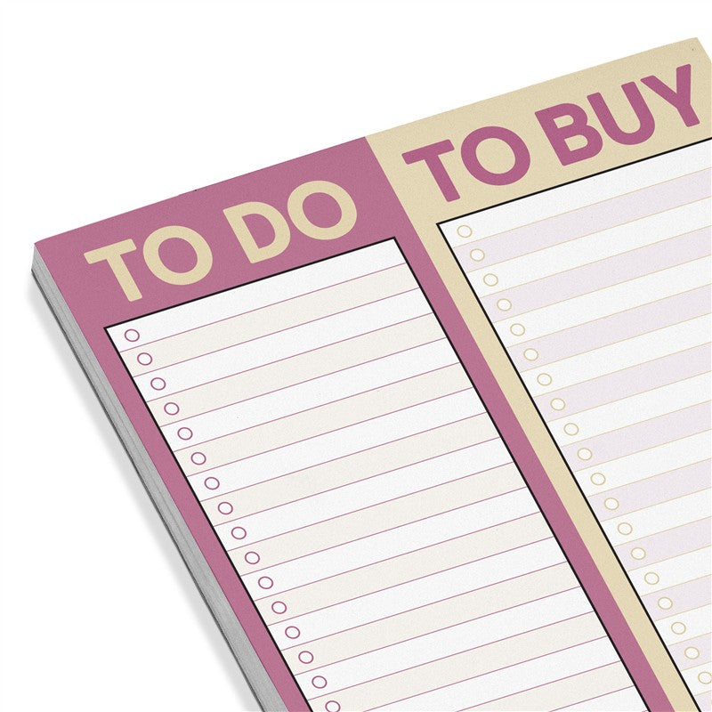To Do To Buy Perforated Pad (Second Edition)