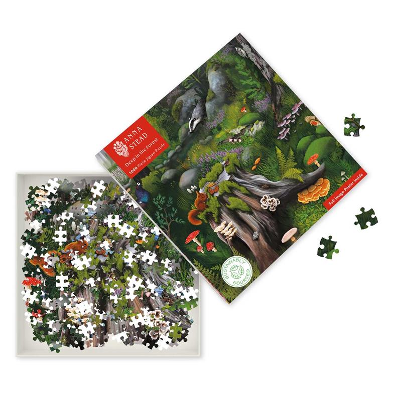 Adult Sustainable Jigsaw Puzzle Anna Stead: Deep in the Forest