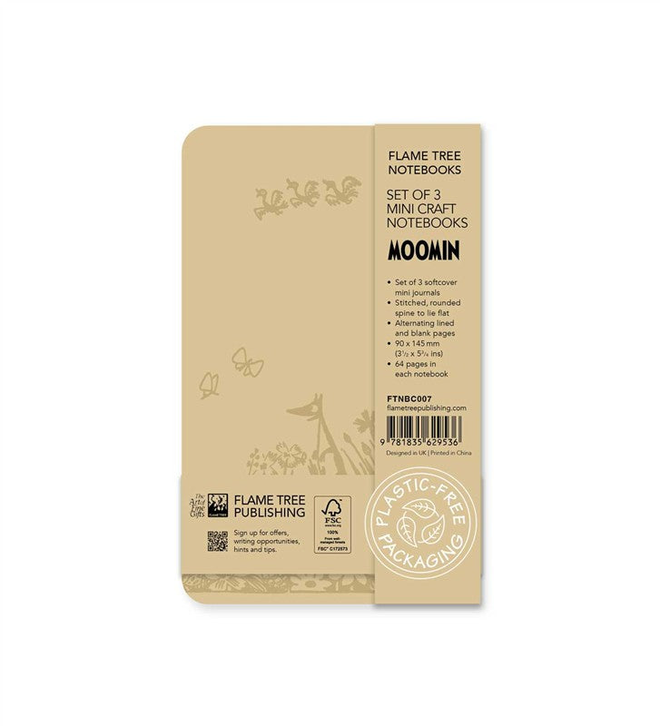 Moomin Set of 3 Mini Craft Notebooks