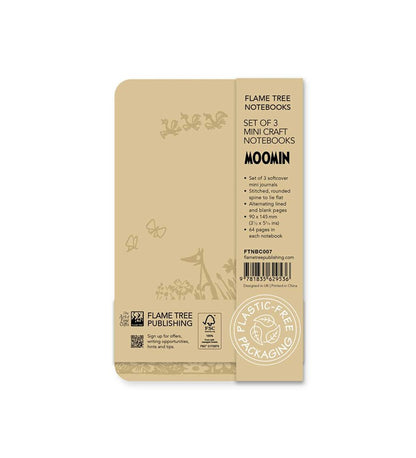 Moomin Set of 3 Mini Craft Notebooks