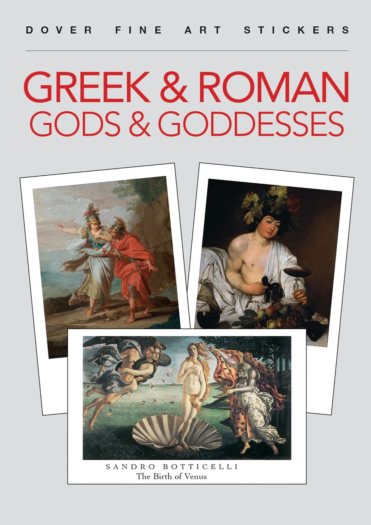 Dover Fine Art Stickers: Greek & Roman Gods & Goddesses