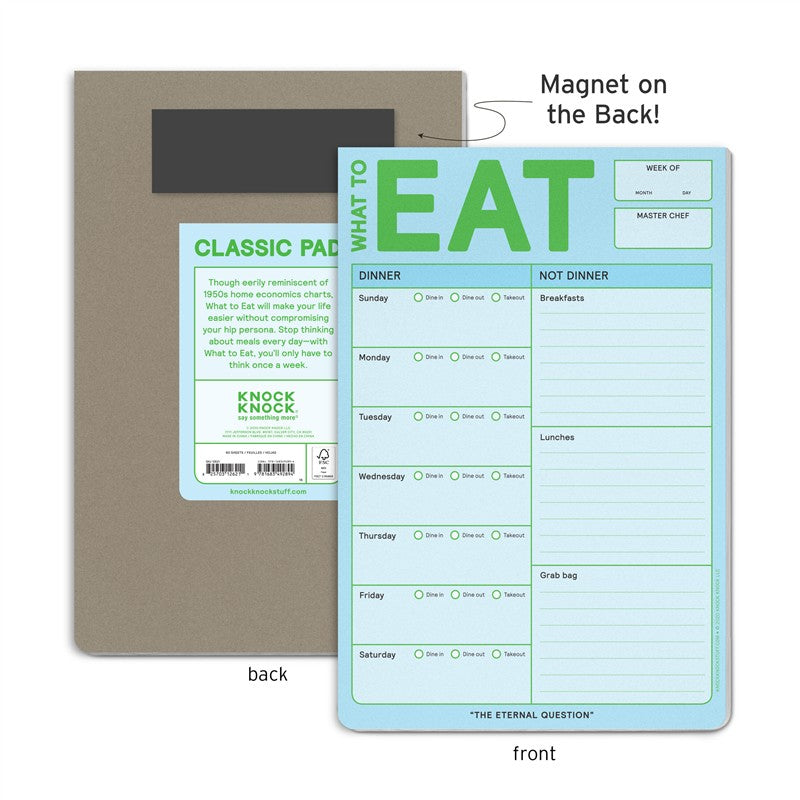What to Eat Pad (Pastel Edition)
