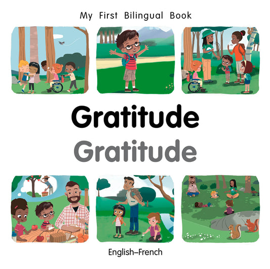 Mon premier livre bilingue – Gratitude (anglais-français)