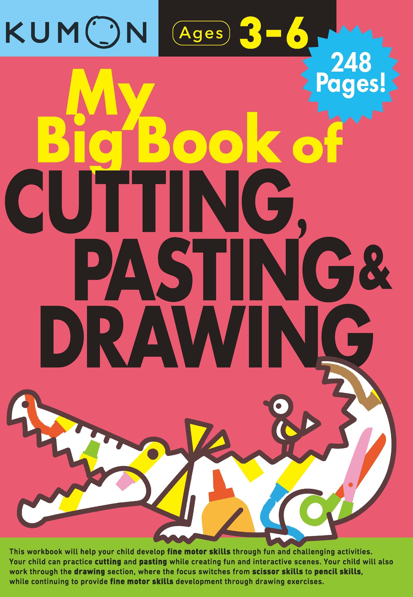 Kumon My Big Book of Cutting, Pasting, &amp; Drawing