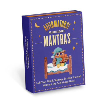 Affirmators! Mantras Midnight Late Night Affirmation Cards Deck (30 Cards)
