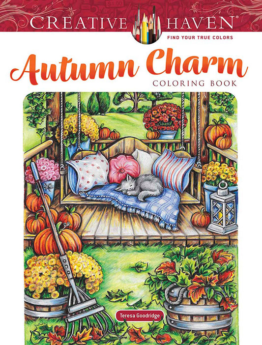 Livre de coloriage Charme d'automne de Creative Haven