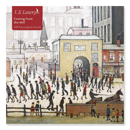 Puzzle adulte LS Lowry : Venir du moulin (500 pièces)