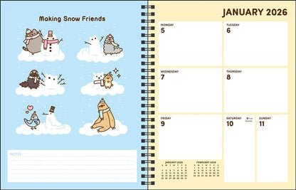 Pusheen 16-Month 2025-2026 Weekly/Monthly Planner Calendar