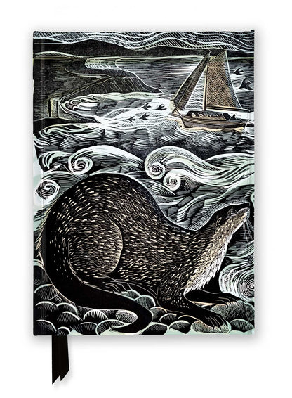 Angela Harding: Shetland Otter &amp; Windsong (Foiled Journal)
