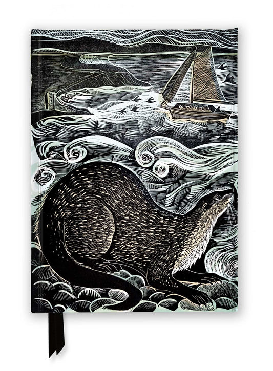 Angela Harding: Shetland Otter &amp; Windsong (Foiled Journal)