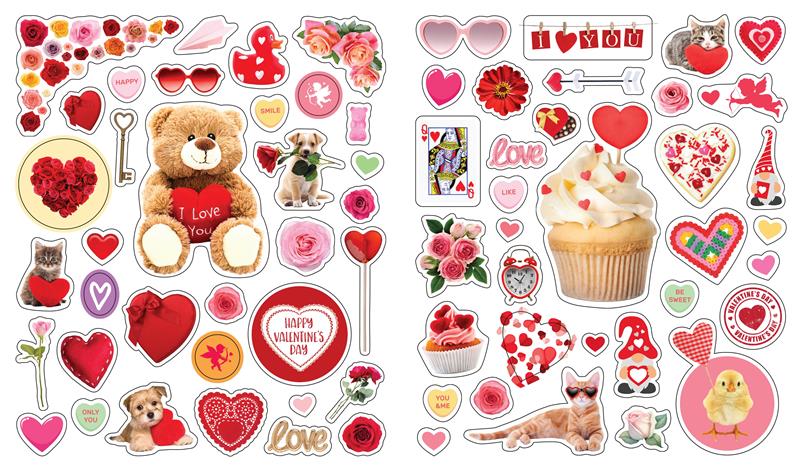 Eyelike Stickers: Valentines