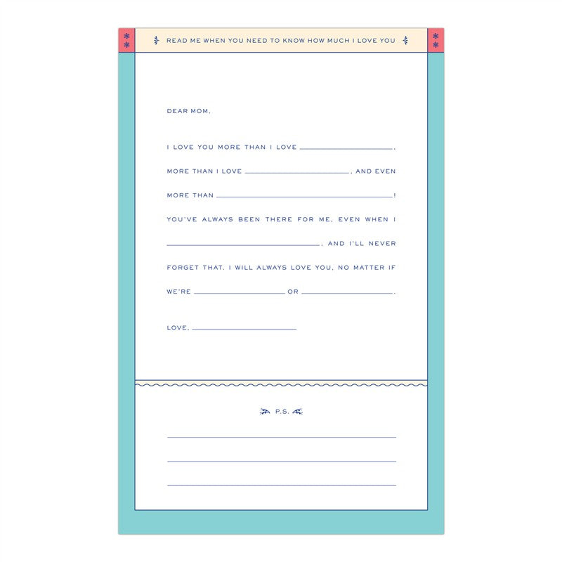 Letters to My Wonderful Mom Read Me When Box