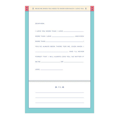 Letters to My Wonderful Mom Read Me When Box