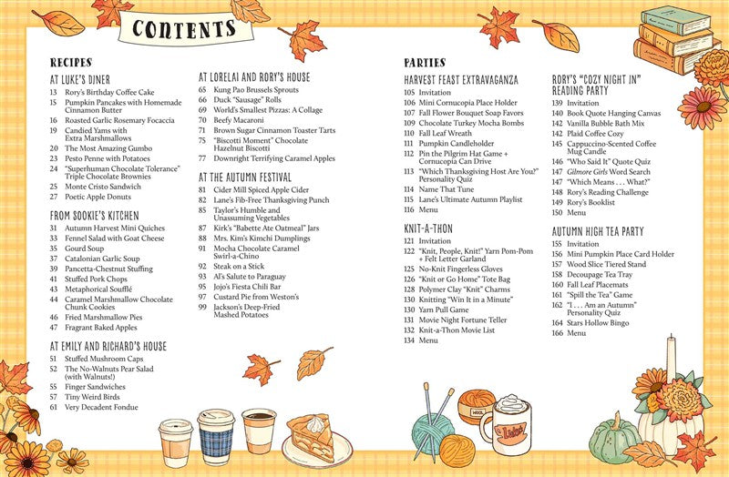 Gilmore Girls: The Official Autumn Festival Cookbook and Entertaining Guide