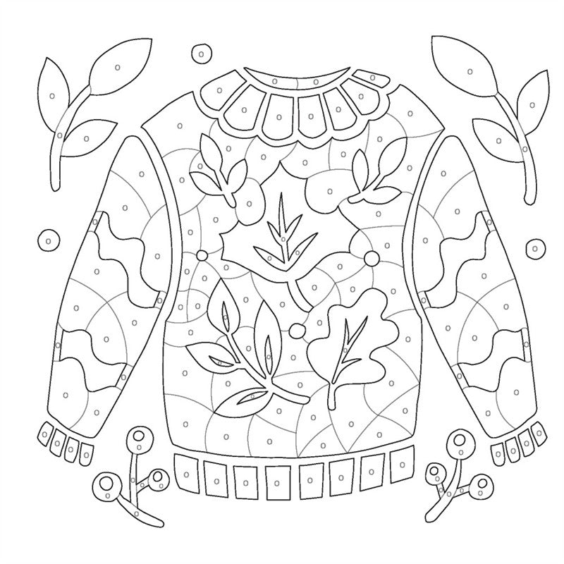 Autumn Inspirations: A Monochrome Coloring Book