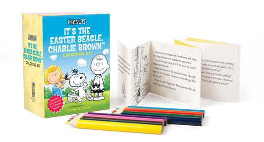 Peanuts : C'est le Beagle de Pâques, kit de coloriage Charlie Brown