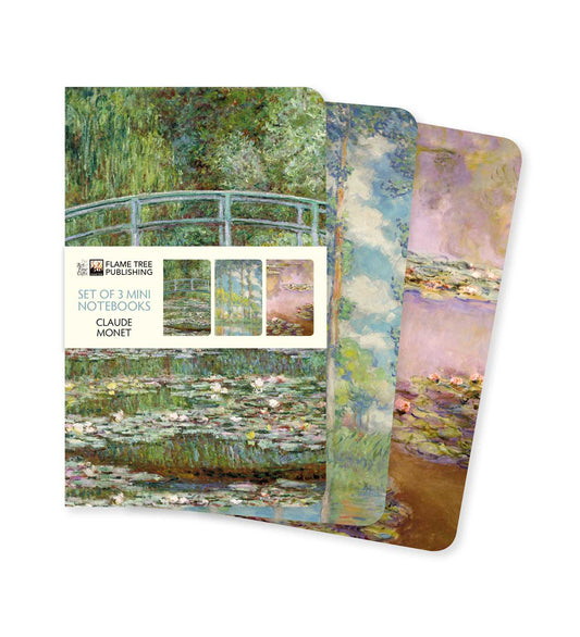 Coffret de 3 mini-cahiers Claude Monet