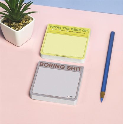 From the Desk Of Sticky Note