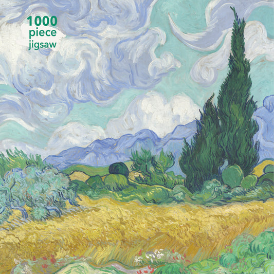 Puzzle adulte Vincent van Gogh : Champ de blé avec cyprès