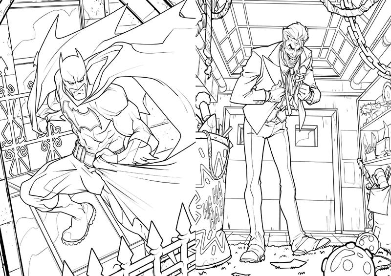 Batman Mini Coloring Set