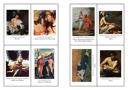 Dover Fine Art Stickers: Greek & Roman Gods & Goddesses