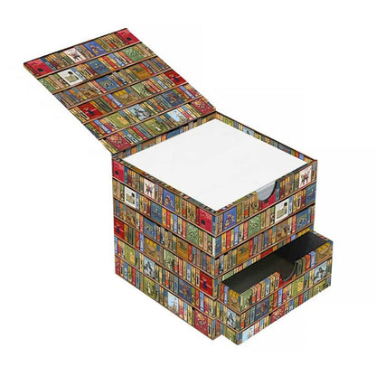 Bodleian Libraries: High Jinks Bookshelves Flame Tree Memo Box with Drawer