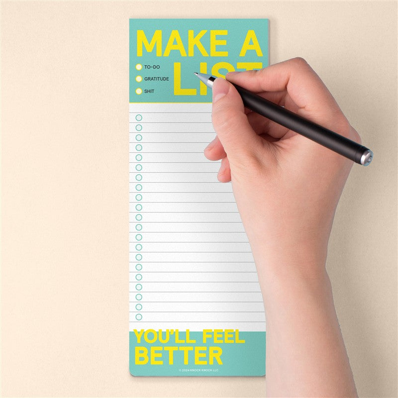 Make a List Make-a-List Pad